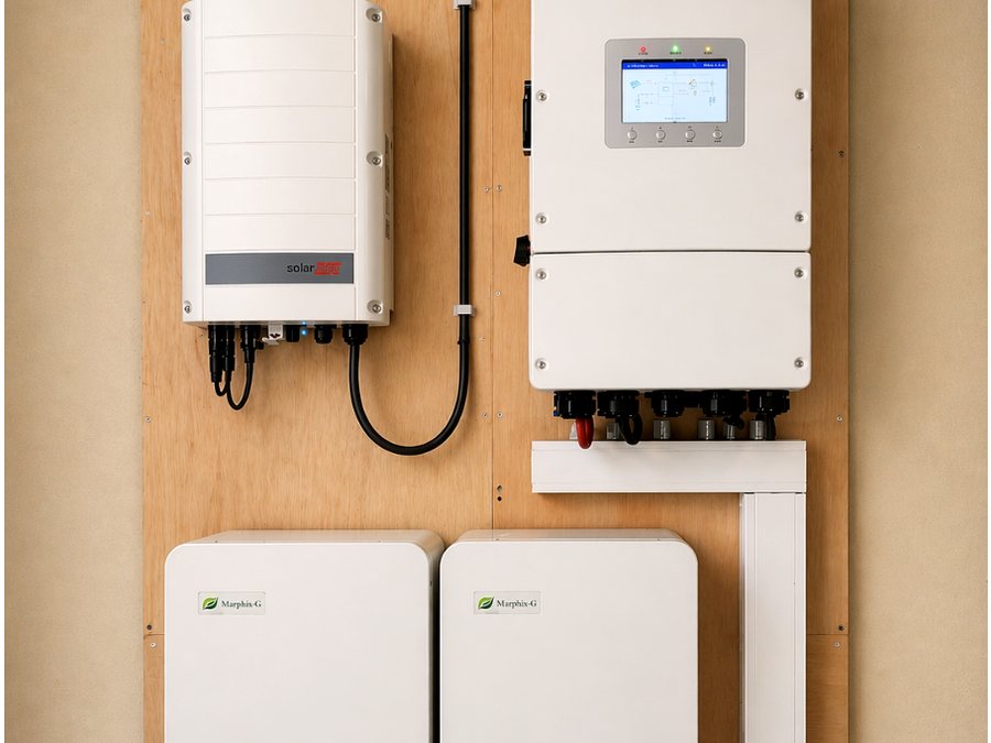 20 kWh med to batterier.