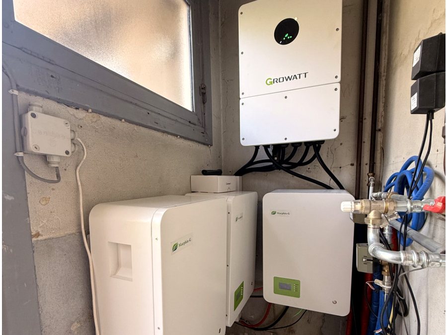 50 kWh batterilagring.